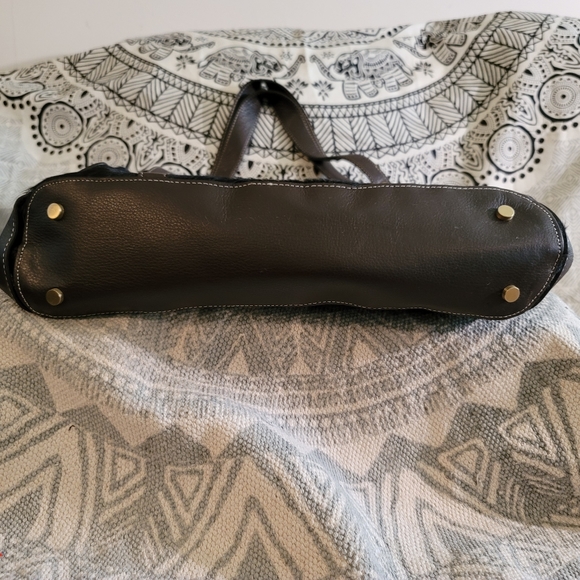 Aqua Madonna leather and calf hair purse - Picture 3 of 7